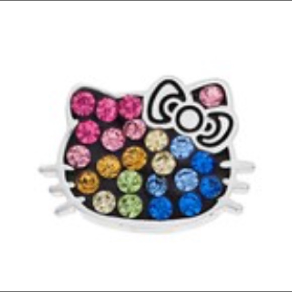 NWT 😺 LAST ONE! SILVER HELLO KITTY EARRINGS - Picture 2 of 6